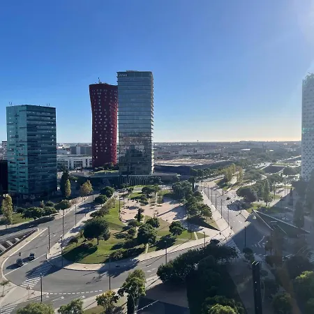 Apartment Fira De Barcelona View With Garage Parking